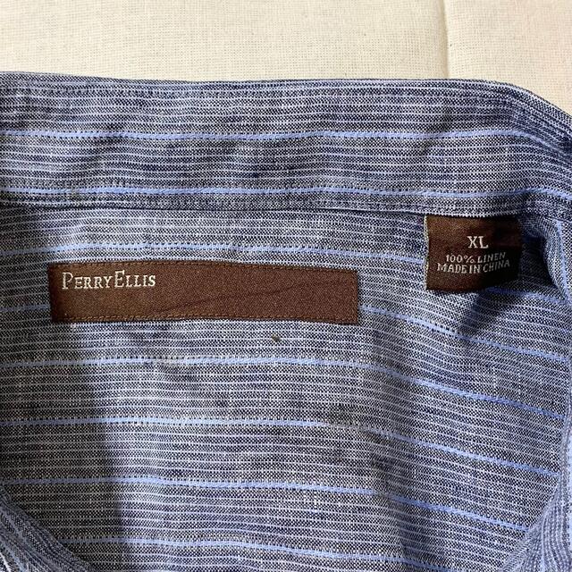 PERRY ELLIS - PerryEllis(USA)ビンテージストライプリネン PERRY ELLIS - PerryEllis(USA)ビンテージストライプリネン