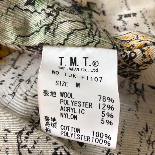 TMT(ティーエムティー)の美品 TMT CPO チェックジャケット サイズM メンズのジャケット/アウター(ブルゾン)の商品写真