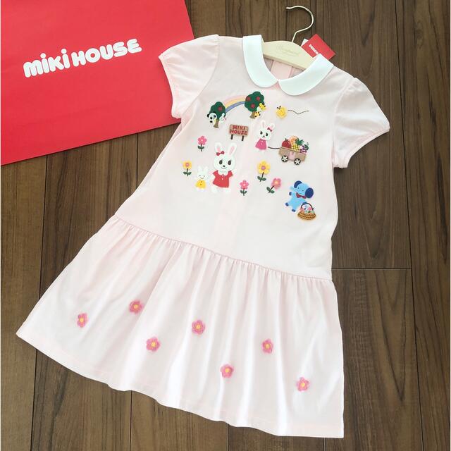 ミキハウス 新品ワンピース 120キッズ服女の子用(90cm~)