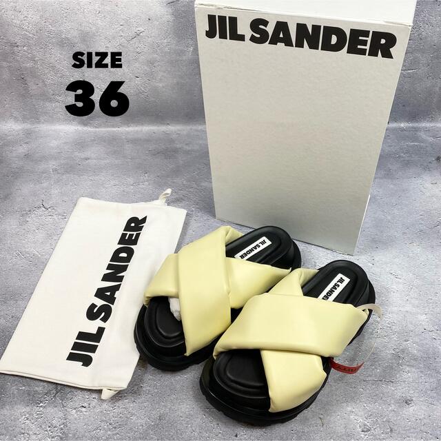 クリーニング 【新品】JIL SANDER クロスストラップ サンダル ジル