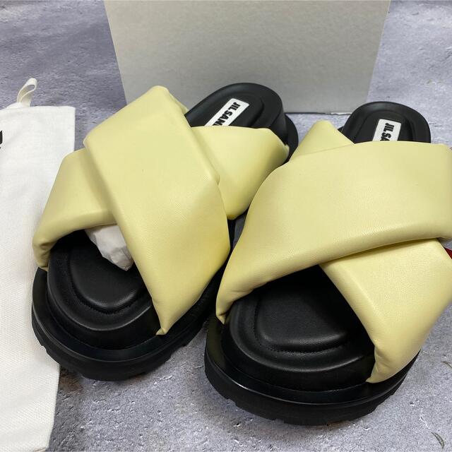 Jil Sander - 【新品】JIL SANDER クロスストラップ サンダル ジル