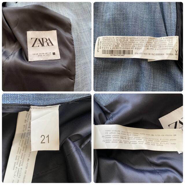 ZARA(ザラ)のZARA ザラ　スーツセットアップ　2B  サマー カジュアル　EUR48 メンズのスーツ(セットアップ)の商品写真