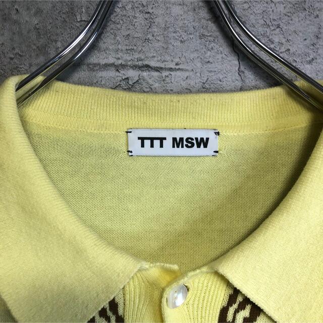 Jieda(ジエダ)のTTT_MSW 21ss Persia knit polo shirt Lサイズ メンズのトップス(カーディガン)の商品写真