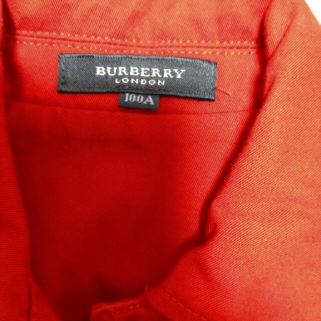 BURBERRY(バーバリー)のBURBERRYLONDON赤ロングベストコート キッズ/ベビー/マタニティのキッズ服女の子用(90cm~)(コート)の商品写真