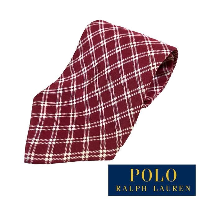 POLO RALPH LAUREN(ポロラルフローレン)のPOLO by RalphLauren　ラルフローレンネクタイ　　ラルフチェック メンズのファッション小物(ネクタイ)の商品写真