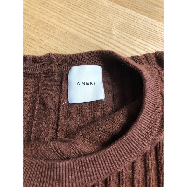 Ameri VINTAGE(アメリヴィンテージ)のRETRO PUFF MINI KNIT レディースのトップス(カーディガン)の商品写真