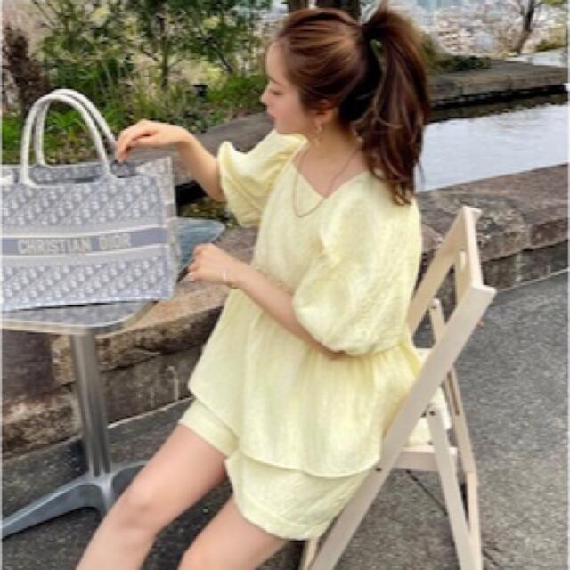 Drawer(ドゥロワー)の値下げ！hyeon ヘヨン / Isabelle blouse レディースのトップス(シャツ/ブラウス(半袖/袖なし))の商品写真