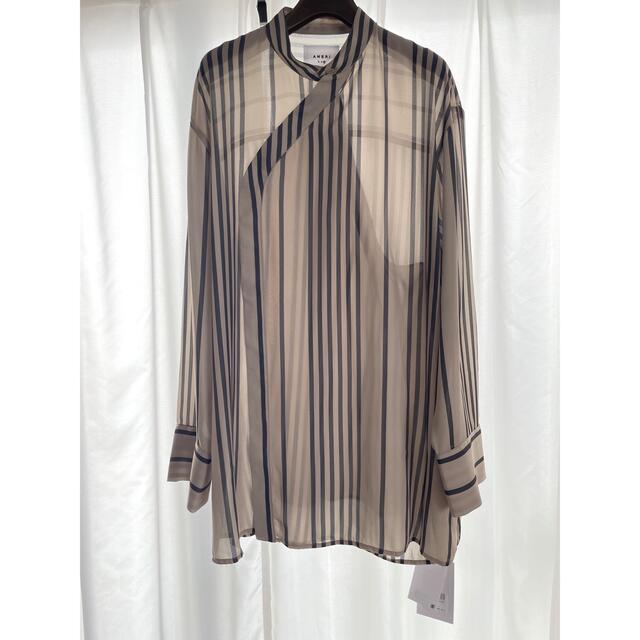 Ameri VINTAGE - STRIPE SCARF BLOUSE AMERI ストライプスカーフブラウスの通販 by さくら/購入後質問