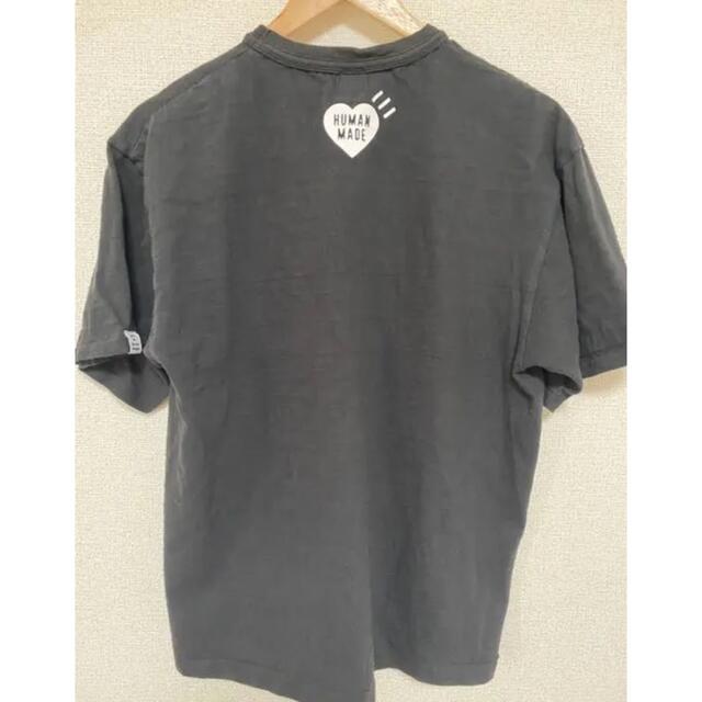 HUMAN MADE(ヒューマンメイド)の【送料込】human made フェイスロゴ　Tシャツ　黒　XL メンズのトップス(Tシャツ/カットソー(半袖/袖なし))の商品写真