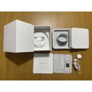 アップル(Apple)の美品USED 初代AppleWatch MJ472J/A 元箱付属品完備(その他)