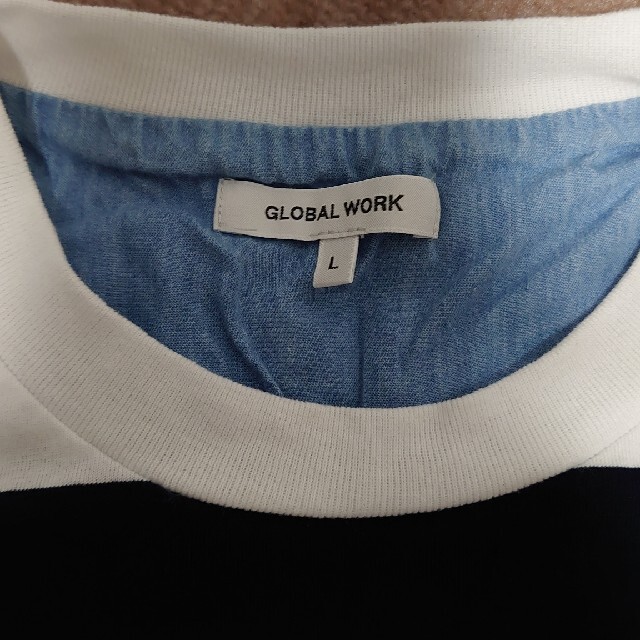 GLOBAL WORK(グローバルワーク)の美品　重ね着風　Ｔシャツ メンズのトップス(Tシャツ/カットソー(半袖/袖なし))の商品写真