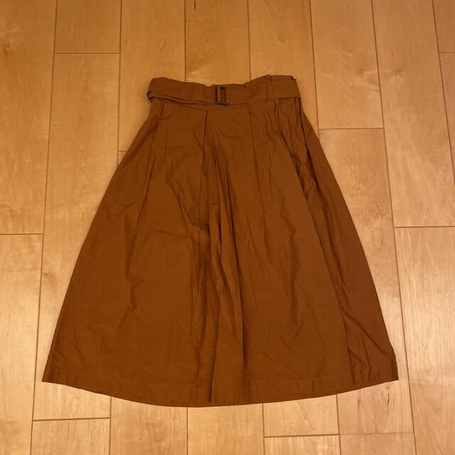 BEAUTY&YOUTH UNITED ARROWS(ビューティアンドユースユナイテッドアローズ)のB&Y ウエストベルトスカート レディースのスカート(ロングスカート)の商品写真