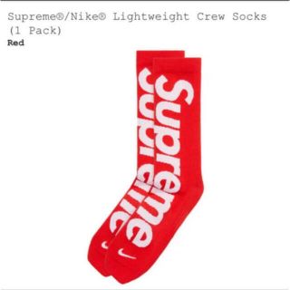 シュプリーム(Supreme)のSupreme®/Nike® Lightweight Crew Socks(ソックス)