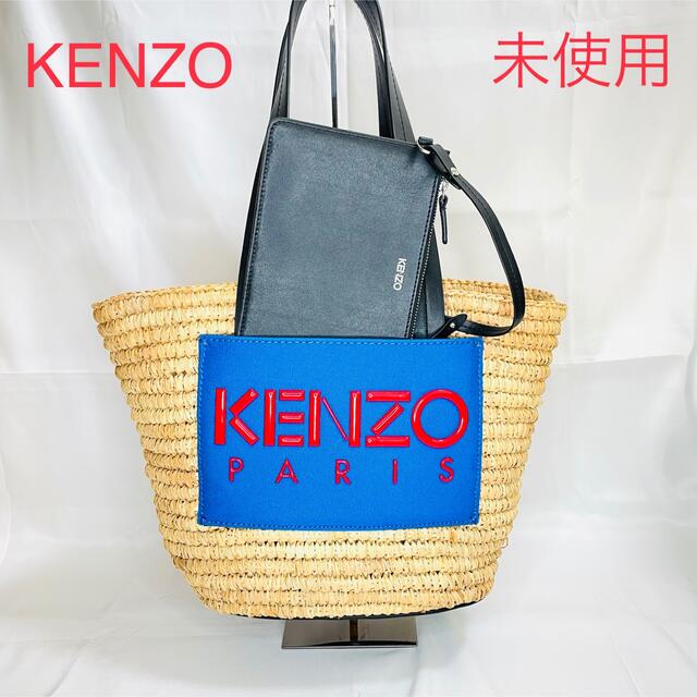 未使用 KENZO(ケンゾー）Pagodon リザード バケットバッグ