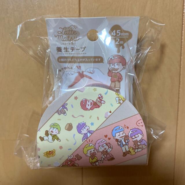 おそ松さん　養生テープ　ラテ柄　ピンク エンタメ/ホビーのアニメグッズ(その他)の商品写真