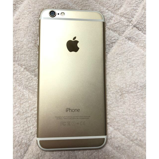 美品　iPhone 6 Gold 16 GB au