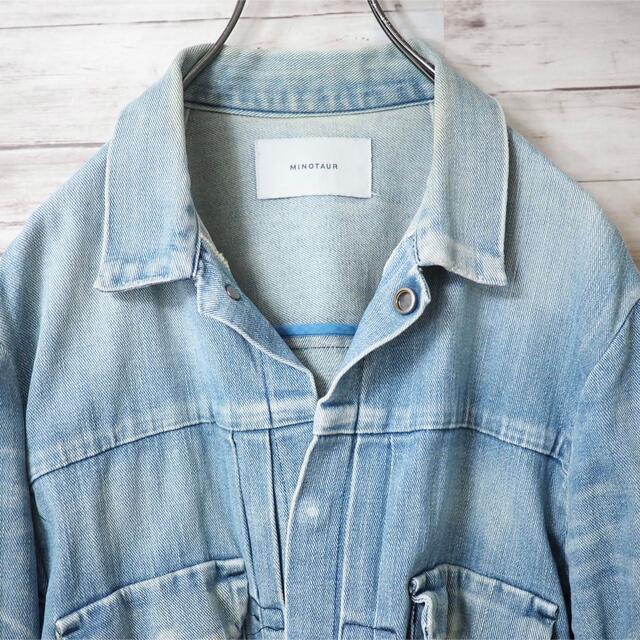 MINOTAUR(ミノトール)のMINOTAUR 16SS Vintage Denim Jacket メンズのジャケット/アウター(Gジャン/デニムジャケット)の商品写真