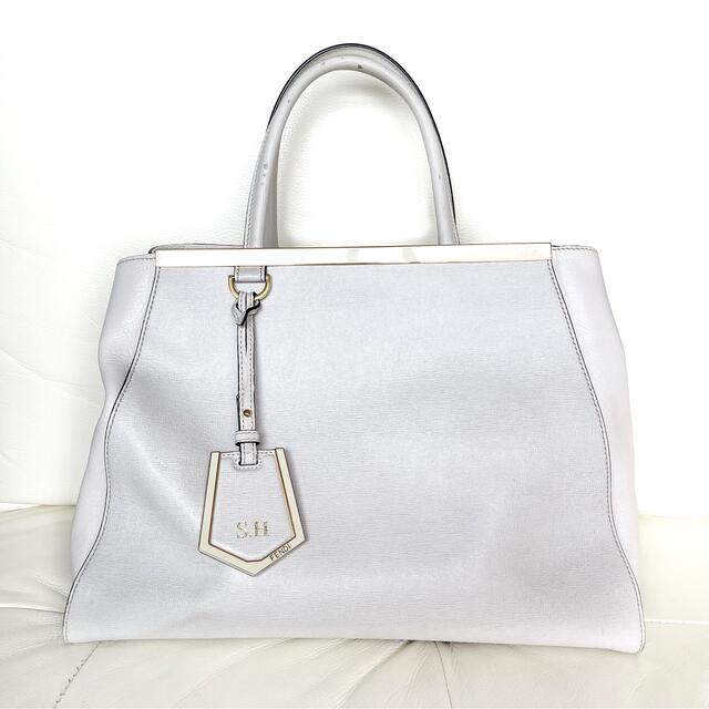 フェンディ FENDI トートバッグ トゥージュール アイボリー 白 鞄 2020