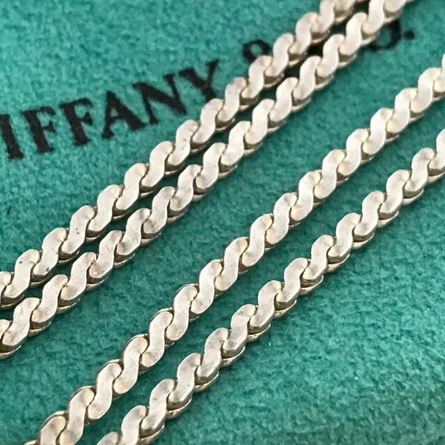 Tiffany ツイスト925ロングチェーンネックレス　希少