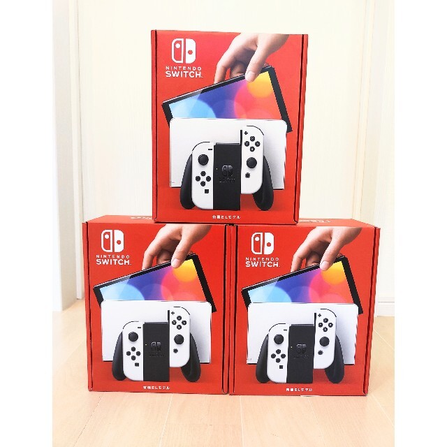 ラウンド Nintendo 新品未開封 任天堂スイッチ有機ELモデル ホワイト3