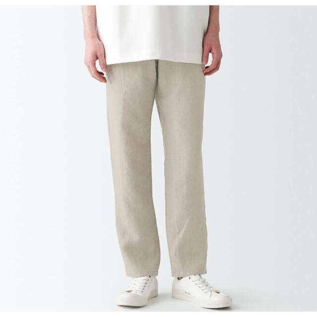 MUJI (無印良品) - 無印良品 フレンチリネンパンツ 生成 Mサイズの通販