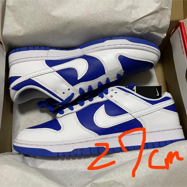 NIKE(ナイキ)のNike Dunk Low Racer Blue and White 27cm メンズの靴/シューズ(スニーカー)の商品写真