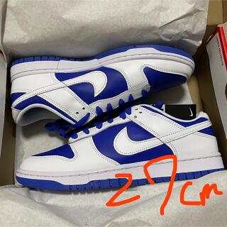 ナイキ(NIKE)のNike Dunk Low Racer Blue and White 27cm(スニーカー)