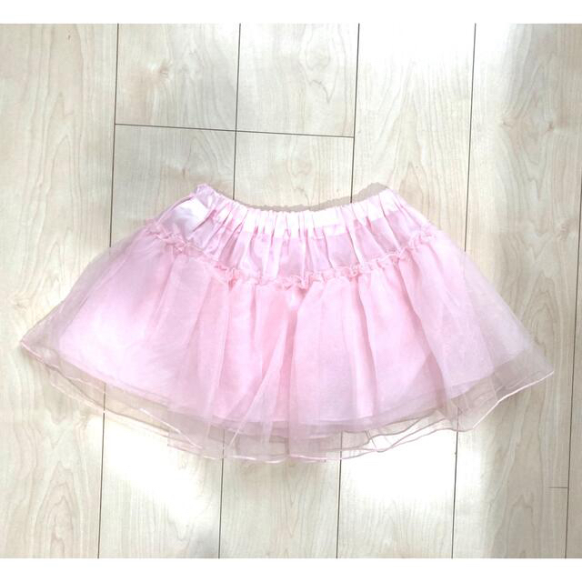 浴衣ドレス　甚平　桜　蝶　パニエ付き　サイズ130 キッズ/ベビー/マタニティのキッズ服女の子用(90cm~)(甚平/浴衣)の商品写真