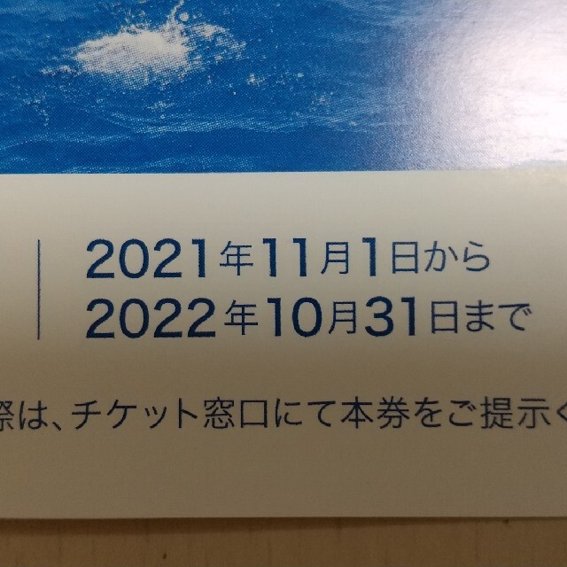 四国水族館 2枚 チケットの施設利用券(水族館)の商品写真
