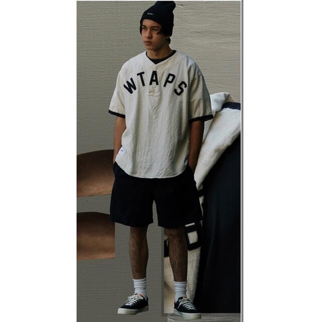 W)taps(ダブルタップス)のWTAPS LEAGUE ベースボールシャツ　Lサイズ　グレー　ダブルタップス メンズのトップス(シャツ)の商品写真