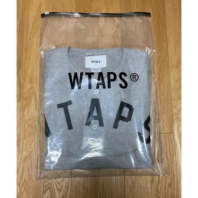 W)taps(ダブルタップス)のWTAPS LEAGUE ベースボールシャツ　Lサイズ　グレー　ダブルタップス メンズのトップス(シャツ)の商品写真