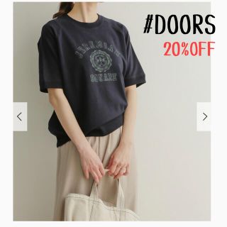 アーバンリサーチドアーズ(URBAN RESEARCH DOORS)の★新品未使用タグ付き★UR DOORS＊カレッジプリント半袖スウェット(Tシャツ(半袖/袖なし))