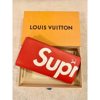 新品 Supreme コラボ 長財布 LOUIS VUITTON