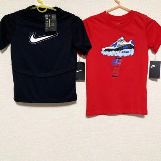 ナイキ(NIKE)の【新品】NIKE ナイキ ジュニア  シャツ 2点 セット 130cm(Tシャツ/カットソー)