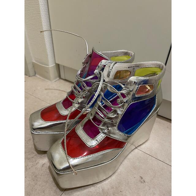 プチプラ JEFFREY 厚底 ハラコ heart ジェフリーキャンベルの通販 by ...