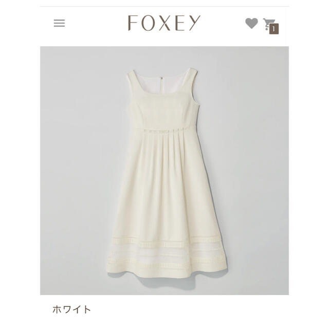 フォクシー42151 "NOUVEAU DRESS" FOXEY 現行品2022