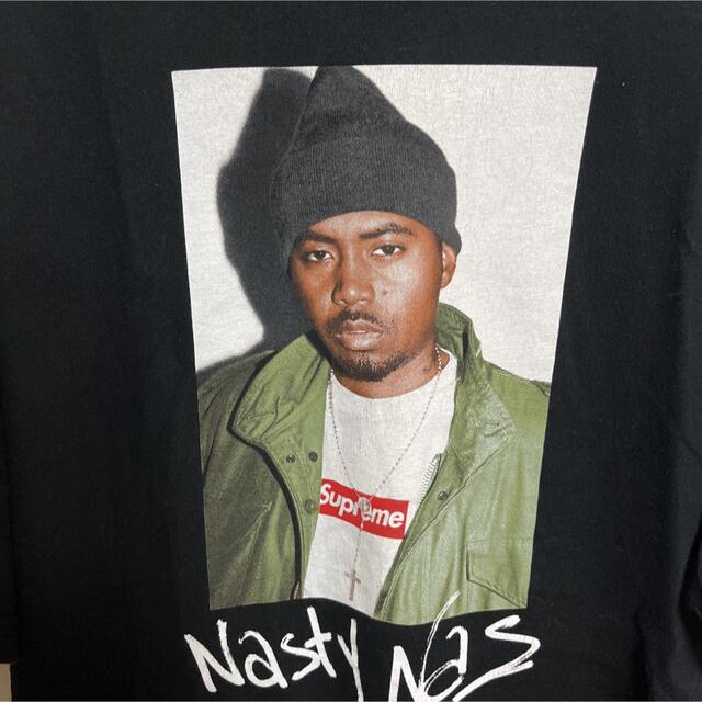 supreme nas tee XL black