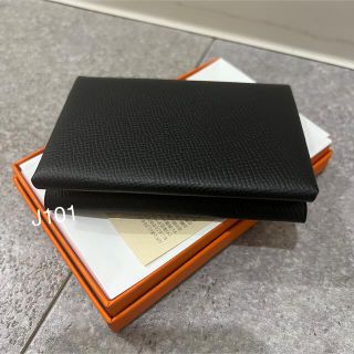 Hermes - エルメス カルヴィデュオ ブラック ノアール カードケース ...