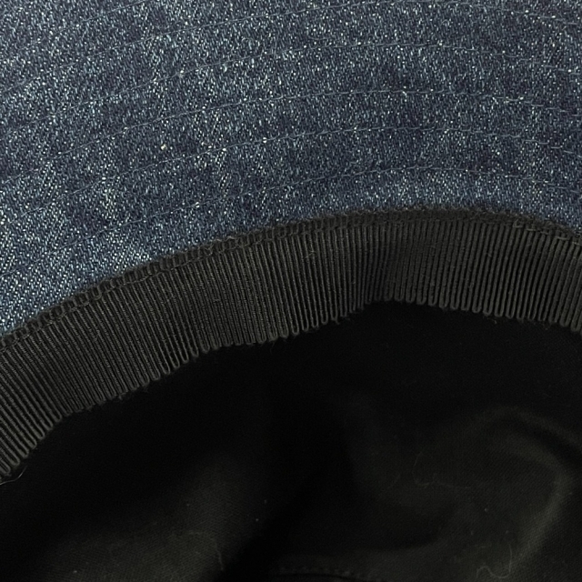 Dior(ディオール)の美品 ディオール 59113 ロゴ デニム バケットハット 帽子 デニム ブルー レディースの帽子(その他)の商品写真