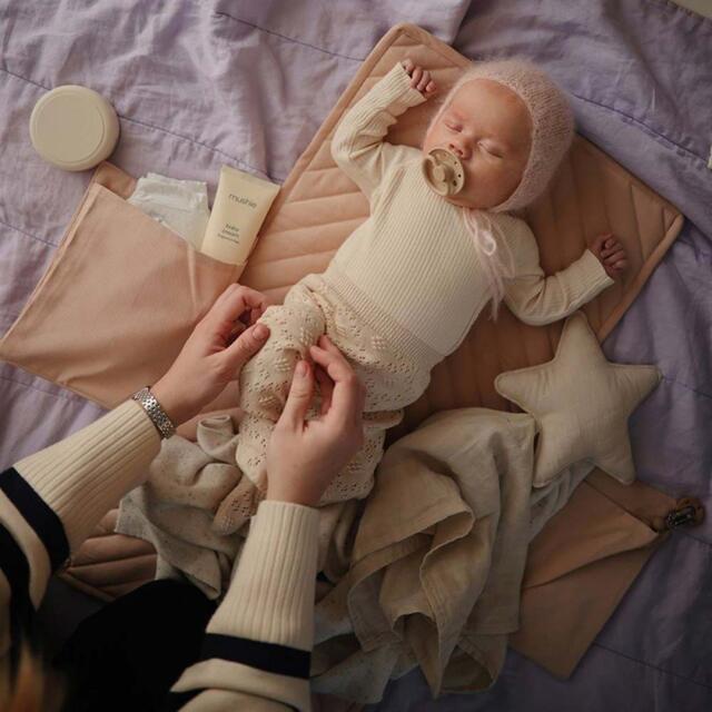 Caramel baby&child (キャラメルベビー&チャイルド)の※やま様専用Mushie星ブランケット Lovey Blanket  スワドル キッズ/ベビー/マタニティのこども用ファッション小物(おくるみ/ブランケット)の商品写真