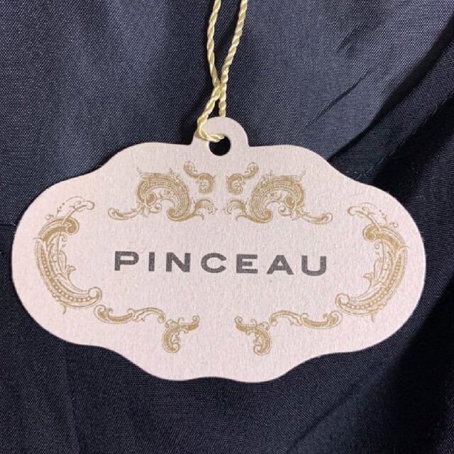 PINCEAU(パンソー)の【新品】 PINCEAU パンソー ワンピース リヨセル てろてろ 黒 ブラック レディースのワンピース(ひざ丈ワンピース)の商品写真