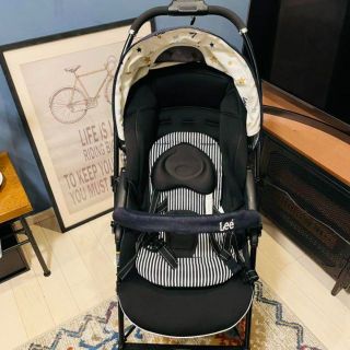 【希少美品】LEE ライトクルーズ デニムネイビー ベビーカー