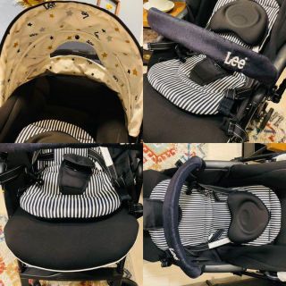 希少美品】LEE ライトクルーズ デニムネイビー ベビーカーの通販 by