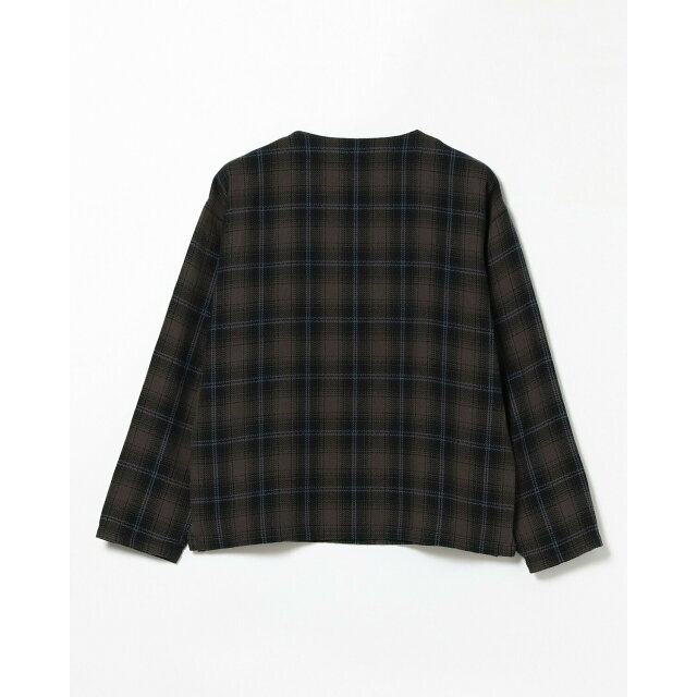 B:MING LIFE STORE by BEAMS(ビーミング ライフストア バイ ビームス)の【CHARCOAL_CHECK】B:MING by BEAMS / B:MING by BEAMS / ラグ柄 スリットネック プルオーバー シャツ その他のその他(その他)の商品写真