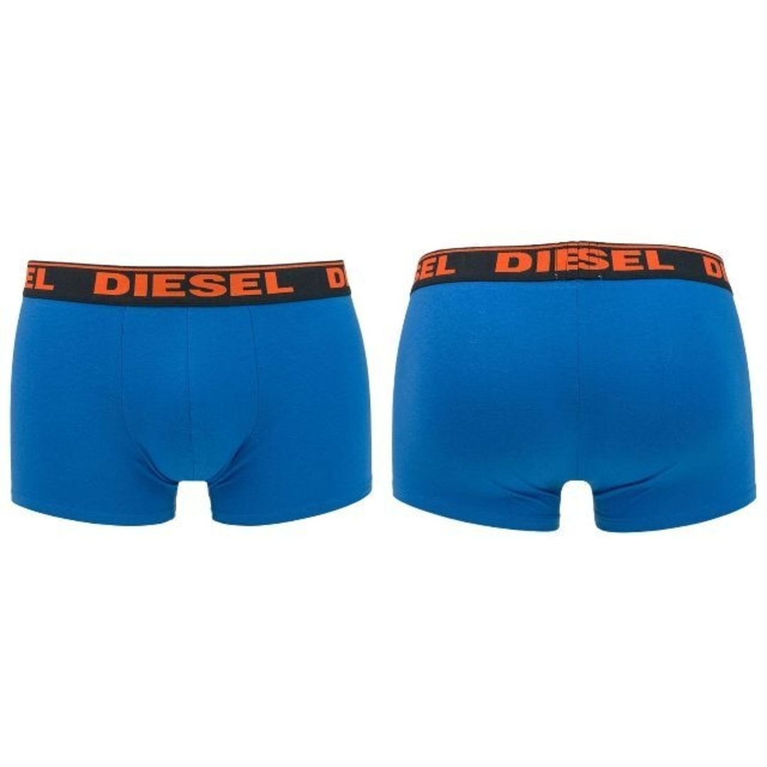 DIESEL(ディーゼル)のSALE! DIESEL コットンストレッチ ボクサーパンツ ブルー メンズのアンダーウェア(ボクサーパンツ)の商品写真