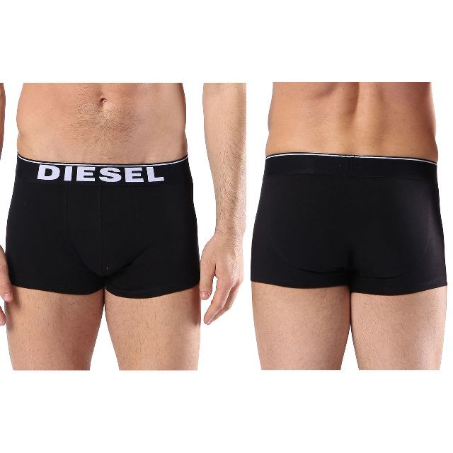 DIESEL(ディーゼル)のSALE! DIESEL THE ESSENTIALS ボクサーパンツ ブラック メンズのアンダーウェア(ボクサーパンツ)の商品写真