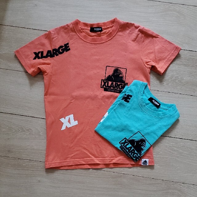 XLARGE(エクストララージ)のTシャツ　セット売り　130+110　XLARGE キッズ/ベビー/マタニティのキッズ服男の子用(90cm~)(Tシャツ/カットソー)の商品写真