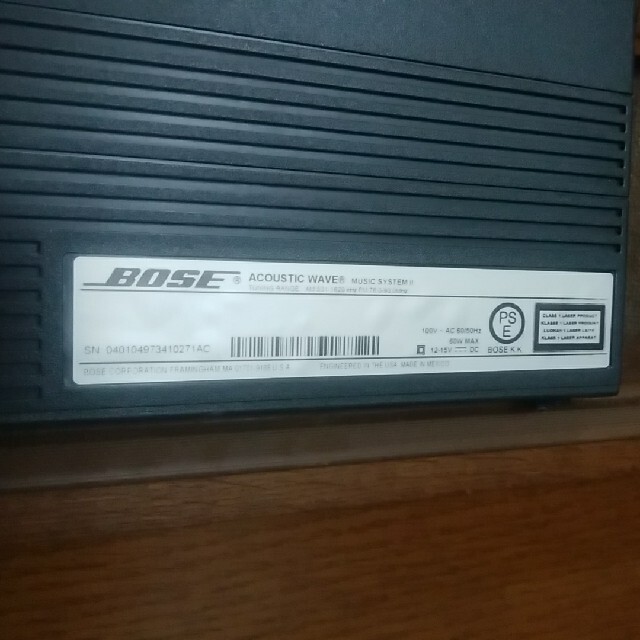 訳あり品 BOSE acoustic wave music system Ⅱ 8