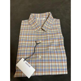 オーラリー(AURALEE)のWASHABLE SUPER LIGHT WOOL CHECK SHIRTS(シャツ)