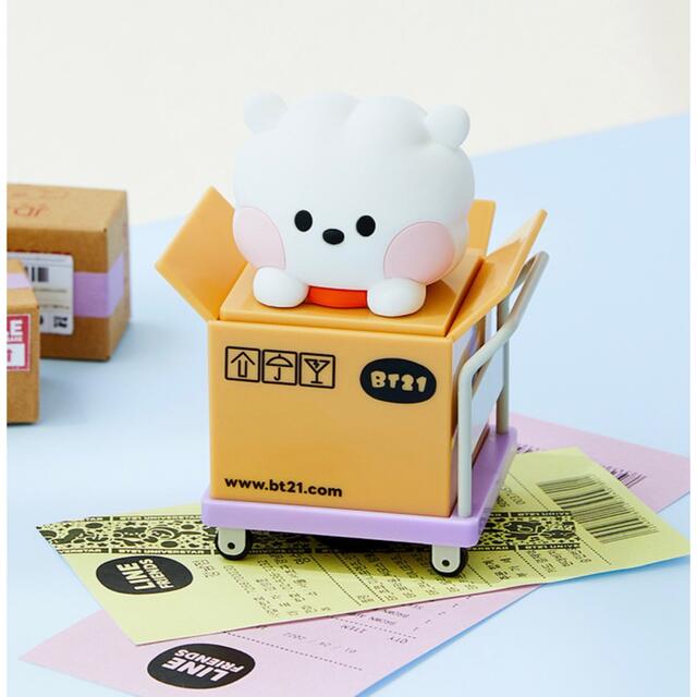 BT21(ビーティーイシビル)の日本未発売 公式 BT21 RJ アールジェイ ローラースタンプ JIN ジン エンタメ/ホビーのタレントグッズ(アイドルグッズ)の商品写真